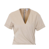 Loewe Women Belted Silk And Cotton Dress