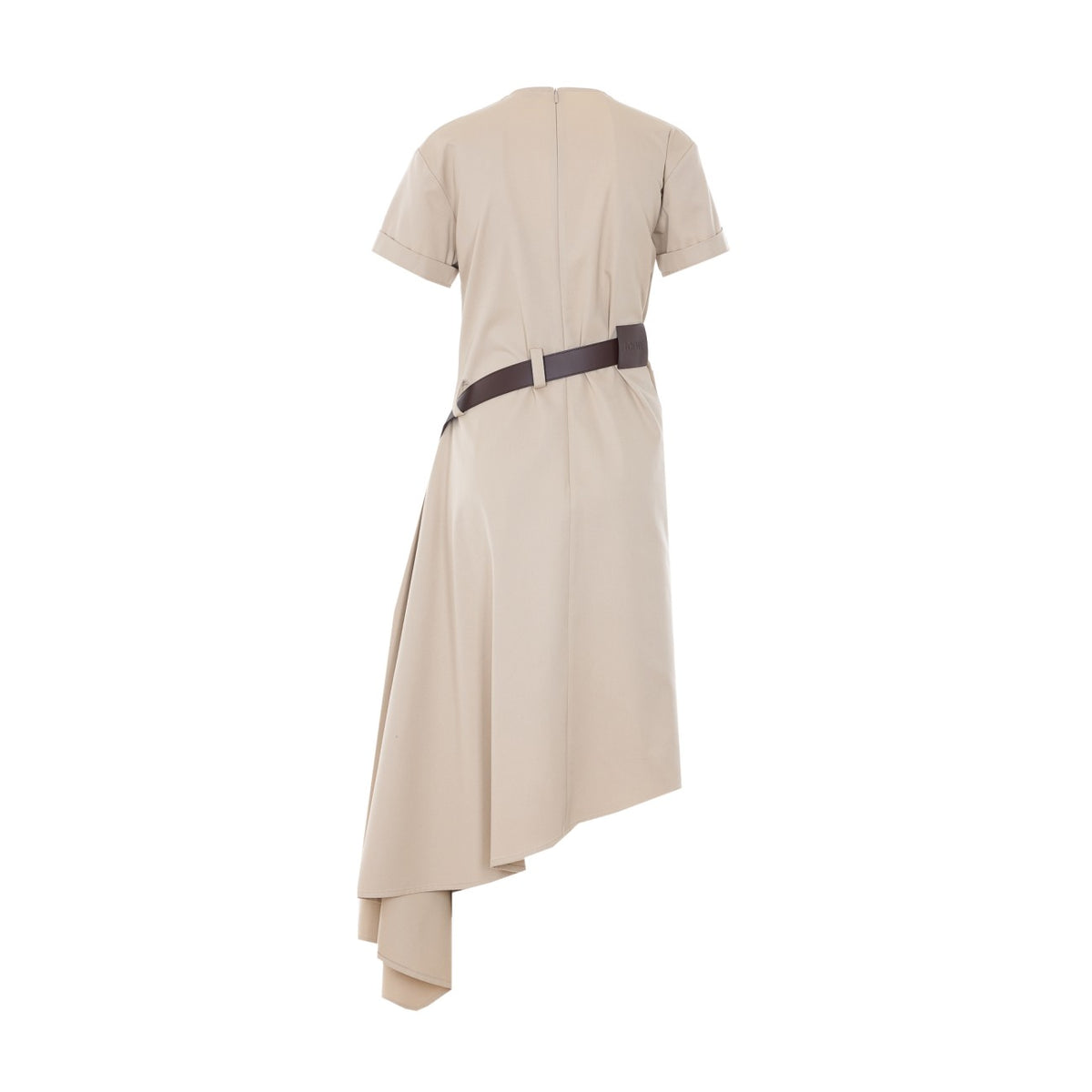 Loewe Women Belted Silk And Cotton Dress