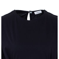 Lanvin Women Belted Tshirt In Cotton And Silk