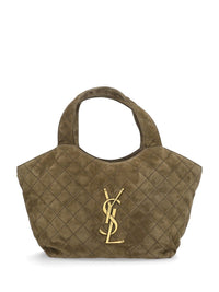 Saint Laurent Saint Laurent Women Medium Icare Bag In Quilted Suede