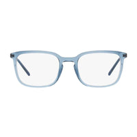 Dolce & Gabbana Eyeglasses Square Full Rim, Transparent Blue Frame and Clear Demo Lens Lens DG3349F3040