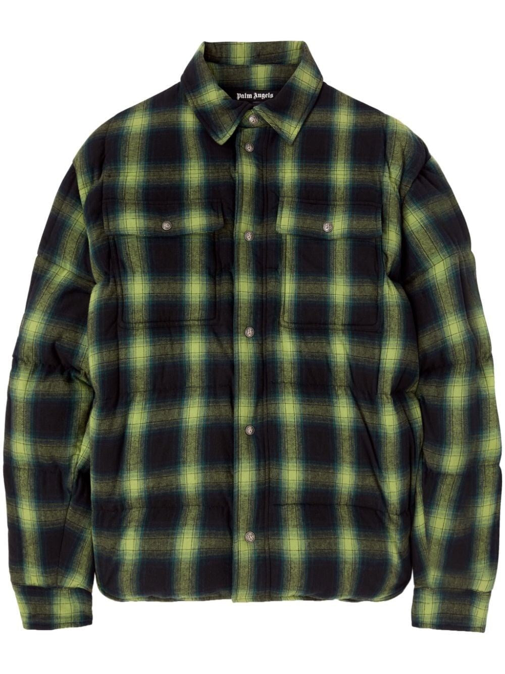 Palm Angels Men `Vertigo` Padded Shirt