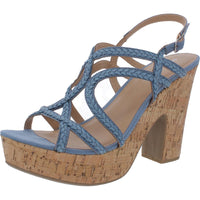 Nadiya Womens Woven Dress Sandals