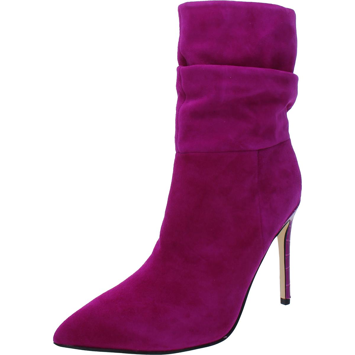 JENN Womens Pointed Toe Mid-Calf Boots