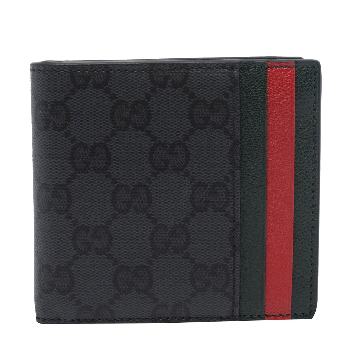 Gucci Gucci Men Bi-Fold Wallet With Card Holder And Web Tape