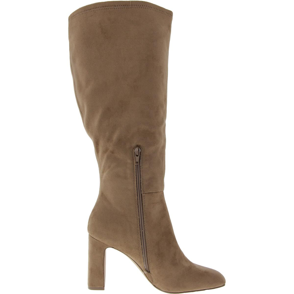 Wise Womens Wide Calf Faux Leather Knee-High Boots