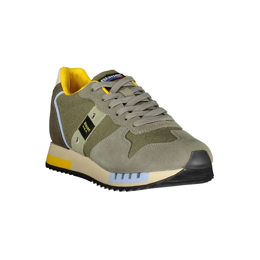 Blauer Green Leather Men Men's Sneaker