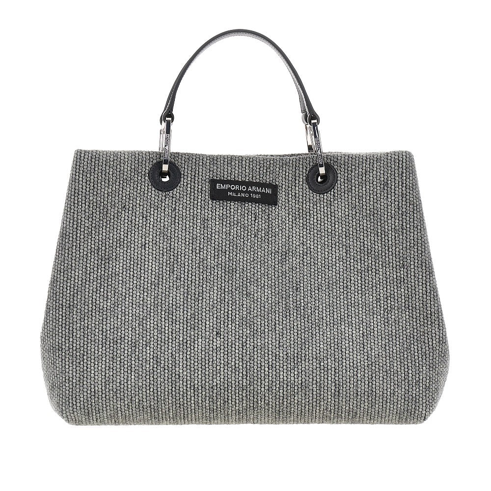 Emporio Armani Women Wool-Blend Medium Shopping Bag