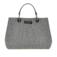 Emporio Armani Women Wool-Blend Medium Shopping Bag