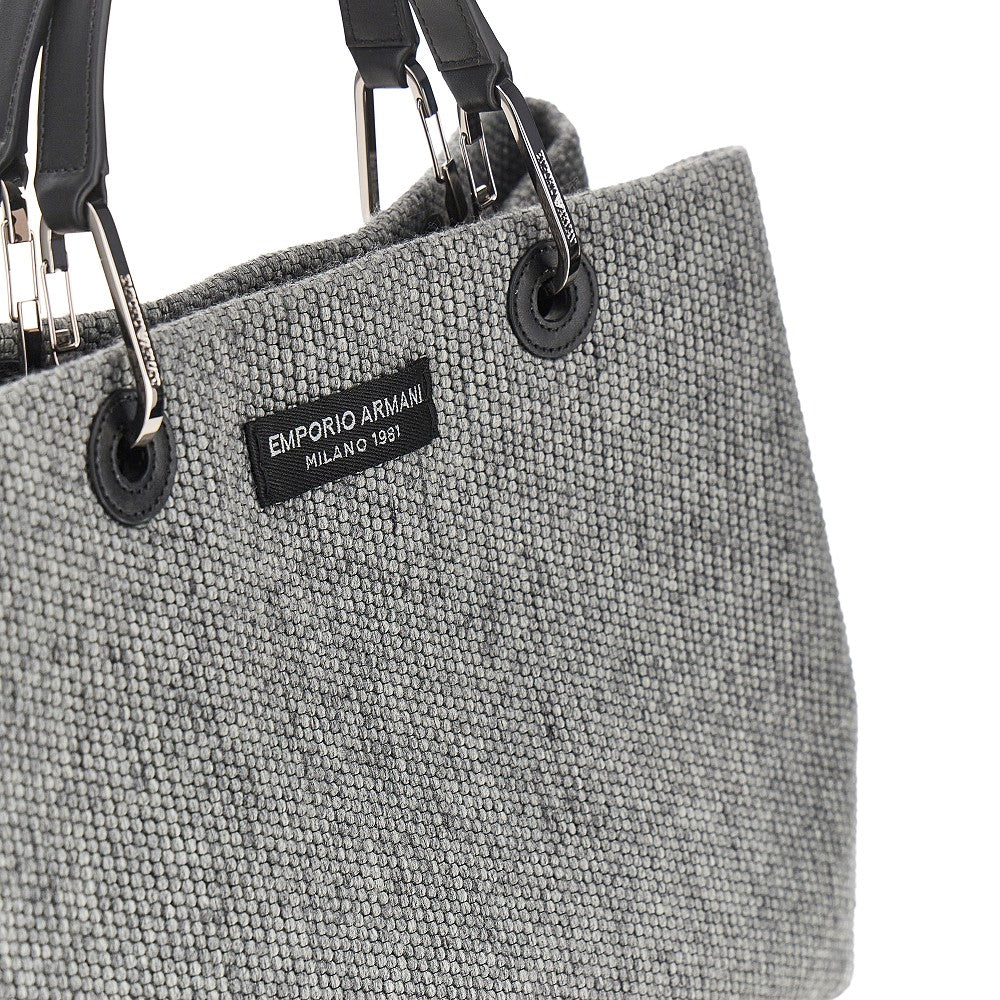 Emporio Armani Women Wool-Blend Medium Shopping Bag