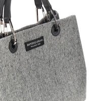 Emporio Armani Women Wool-Blend Medium Shopping Bag