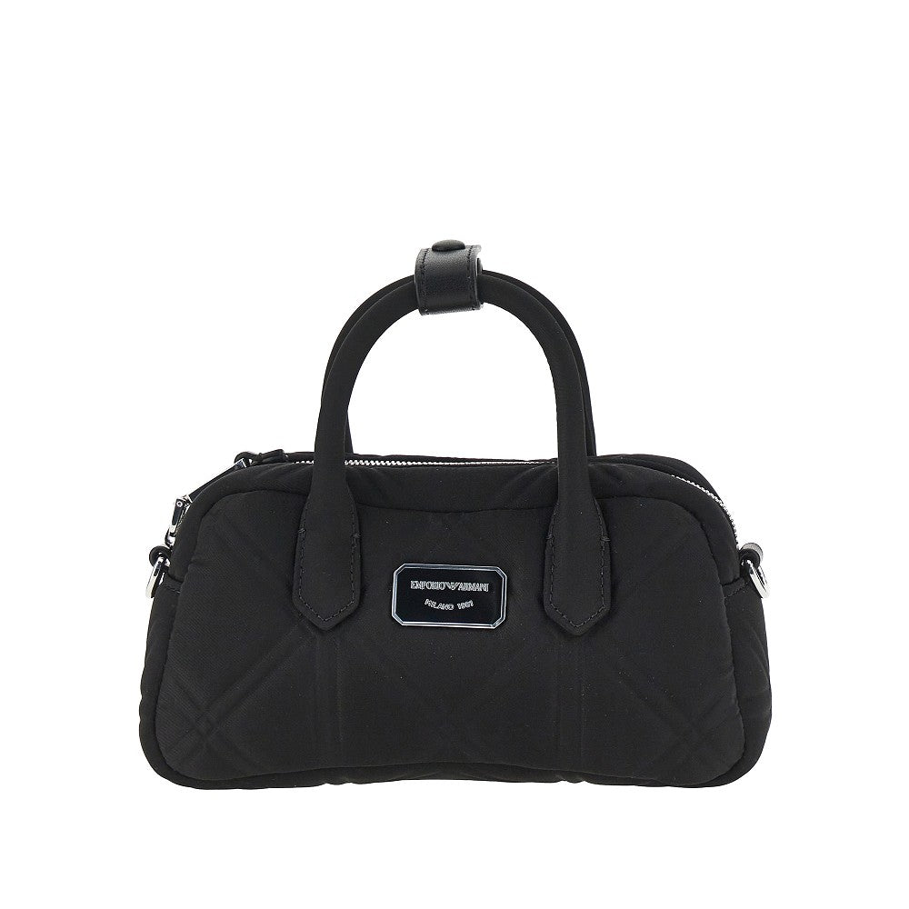 EMPORIO ARMANI Emporio Armani Women Embossed Nylon Mini Bowling Bag