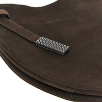 Emporio Armani Women Suede Leather Hobo Bag