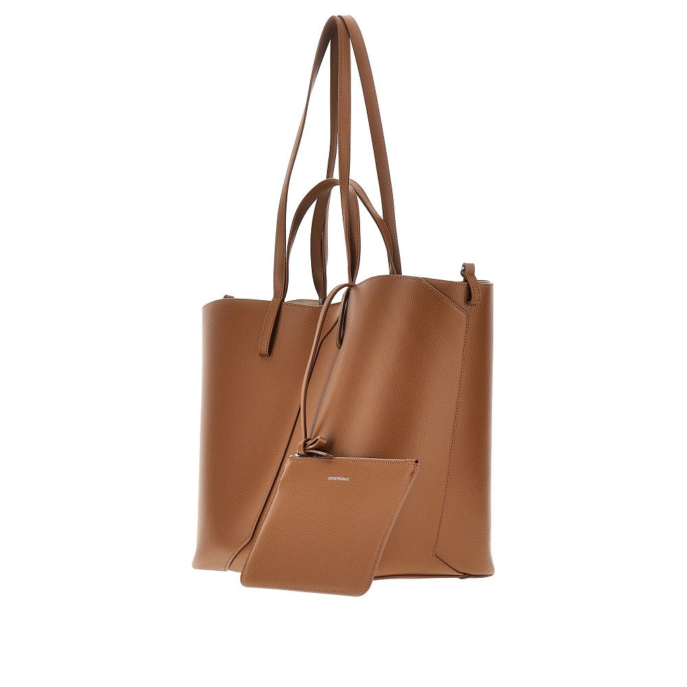 Emporio Armani Women 'Emporio Armani 1981' Leather Shopping Bag