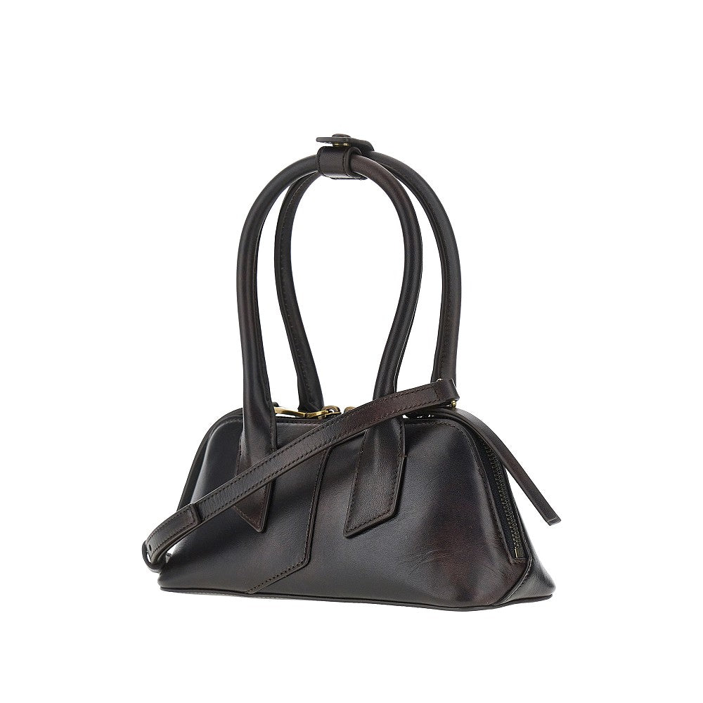 Emporio Armani Women Old Effect Leather Mini Bag