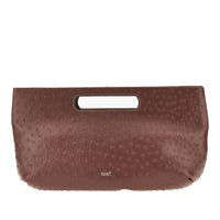Ioef Women Ostrich-Print Leather 'Dalia' Bag