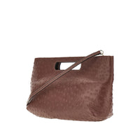 Ioef Women Ostrich-Print Leather 'Dalia' Bag