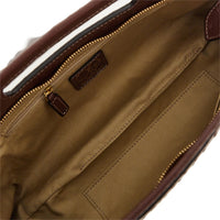 Ioef Women Ostrich-Print Leather 'Dalia' Bag