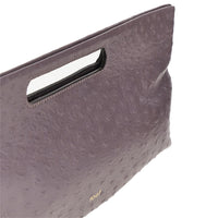Ioef Women Ostrich-Print Leather 'Dalia' Bag