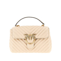 PINKO Pinko Women Chevron Nappa Leather Mini Love Lady Puff Bag