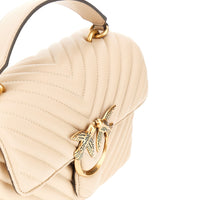 PINKO Pinko Women Chevron Nappa Leather Mini Love Lady Puff Bag