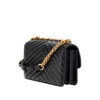 Pinko Women Chevron Leather Mini Love One Bag