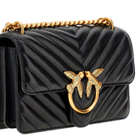 Pinko Women Chevron Leather Mini Love One Bag