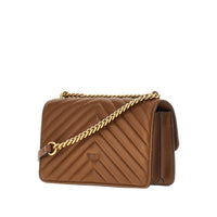 Pinko Women Chevron Leather Mini Love One Bag