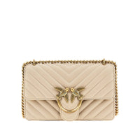 PINKO Pinko Women Chevron Leather Mini Love One Bag