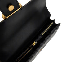 Pinko Women Chevron Leather 'Love One Classic' Bag