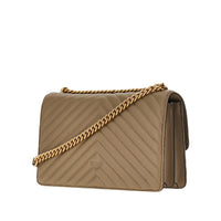 Pinko Women Chevron Leather 'Love One Classic' Bag