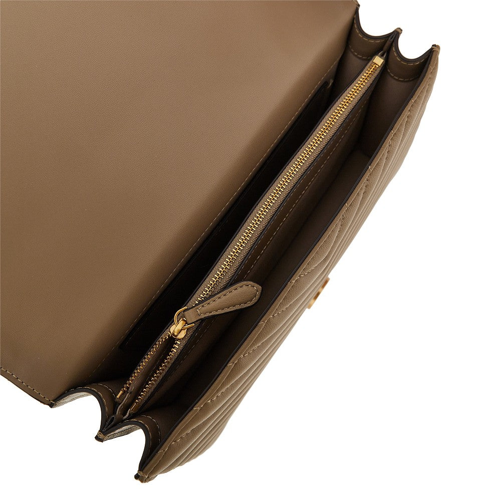 Pinko Women Chevron Leather 'Love One Classic' Bag