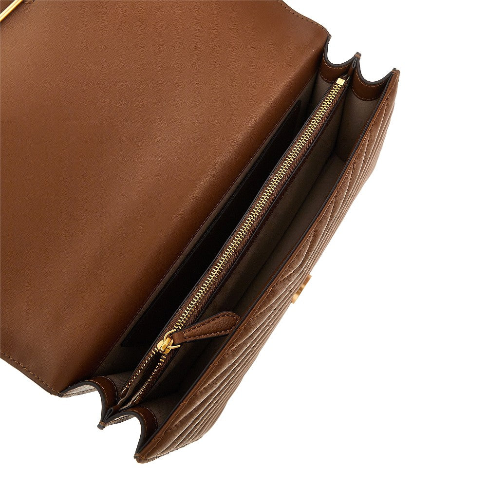 Pinko Women Chevron Leather 'Love One Classic' Bag