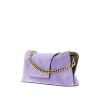 Versace Women Suede Leather 'Vivian' Clutch