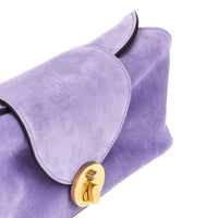Versace Women Suede Leather 'Vivian' Clutch