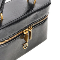 Pinko Women Shiny Leather Mini Vanity Case
