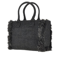 PINKO Pinko Women Faux Raffia Shopping Bag With Logo
