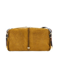 Pinko Women Suede Leather Medium 'Keeper' Shoulder Bag