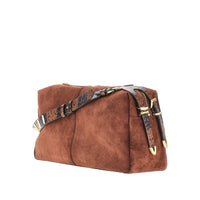 PINKO Pinko Women Suede Leather Large 'Keeper' Shoulder Bag