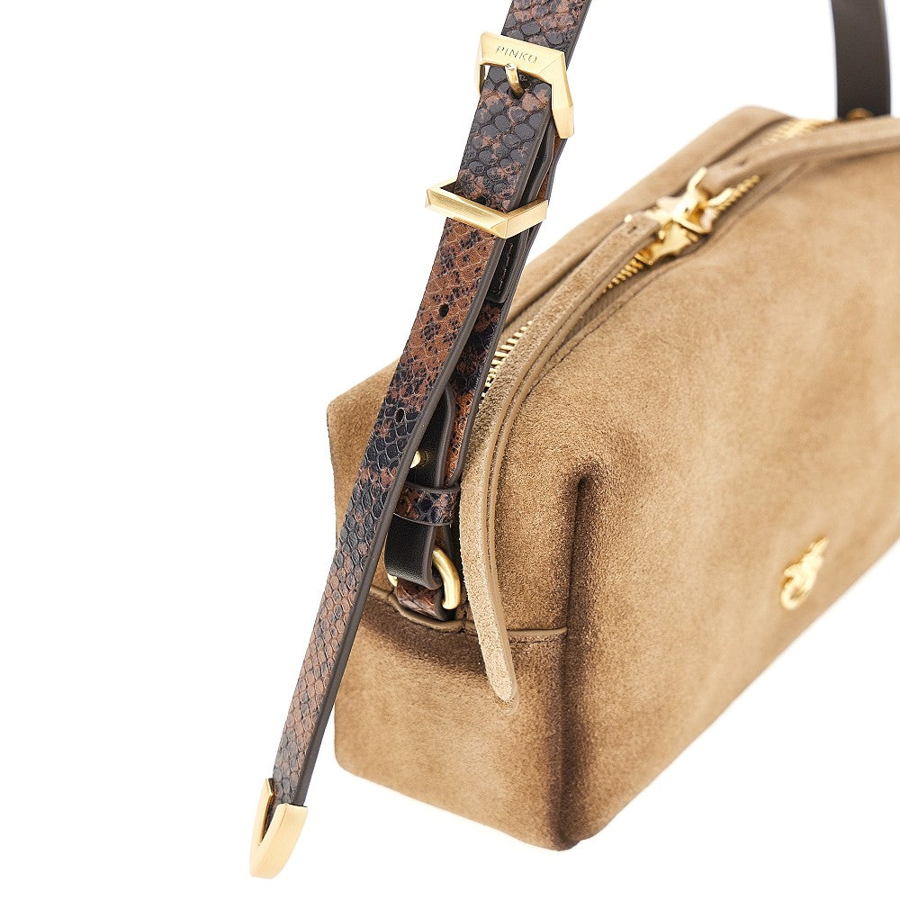 PINKO Pinko Women Suede Leather Mini Crossbody Bag