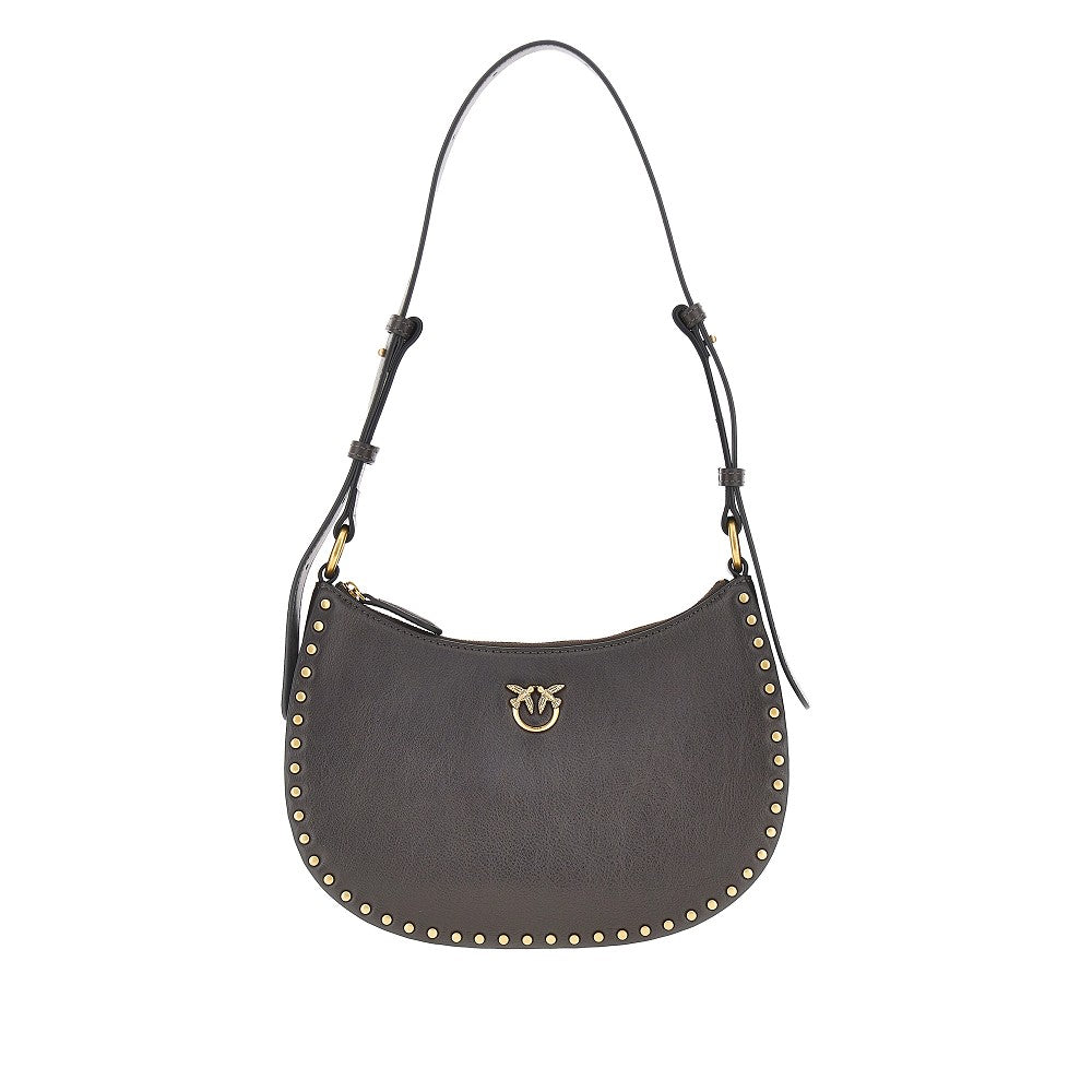 PINKO Pinko Women Leather 'Mini Half Moon' Shoulder Bag
