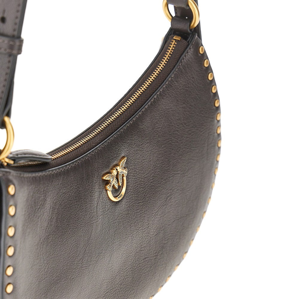 PINKO Pinko Women Leather 'Mini Half Moon' Shoulder Bag