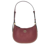 Pinko Women Leather 'Mini Half Moon' Shoulder Bag