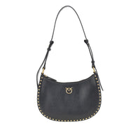 Pinko Women Leather 'Mini Half Moon' Shoulder Bag