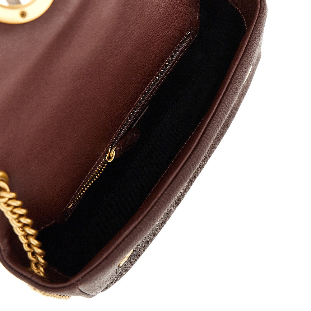 Pinko Women Leather Large Click Soft Horizontal Bag