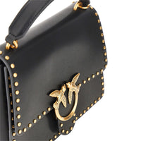 Pinko Women Leather Bag With Love Birds Buckle
