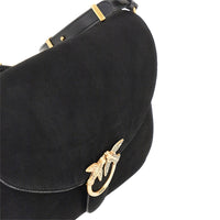 Pinko Women Suede Leather Medium Love Bag Satchel Bag
