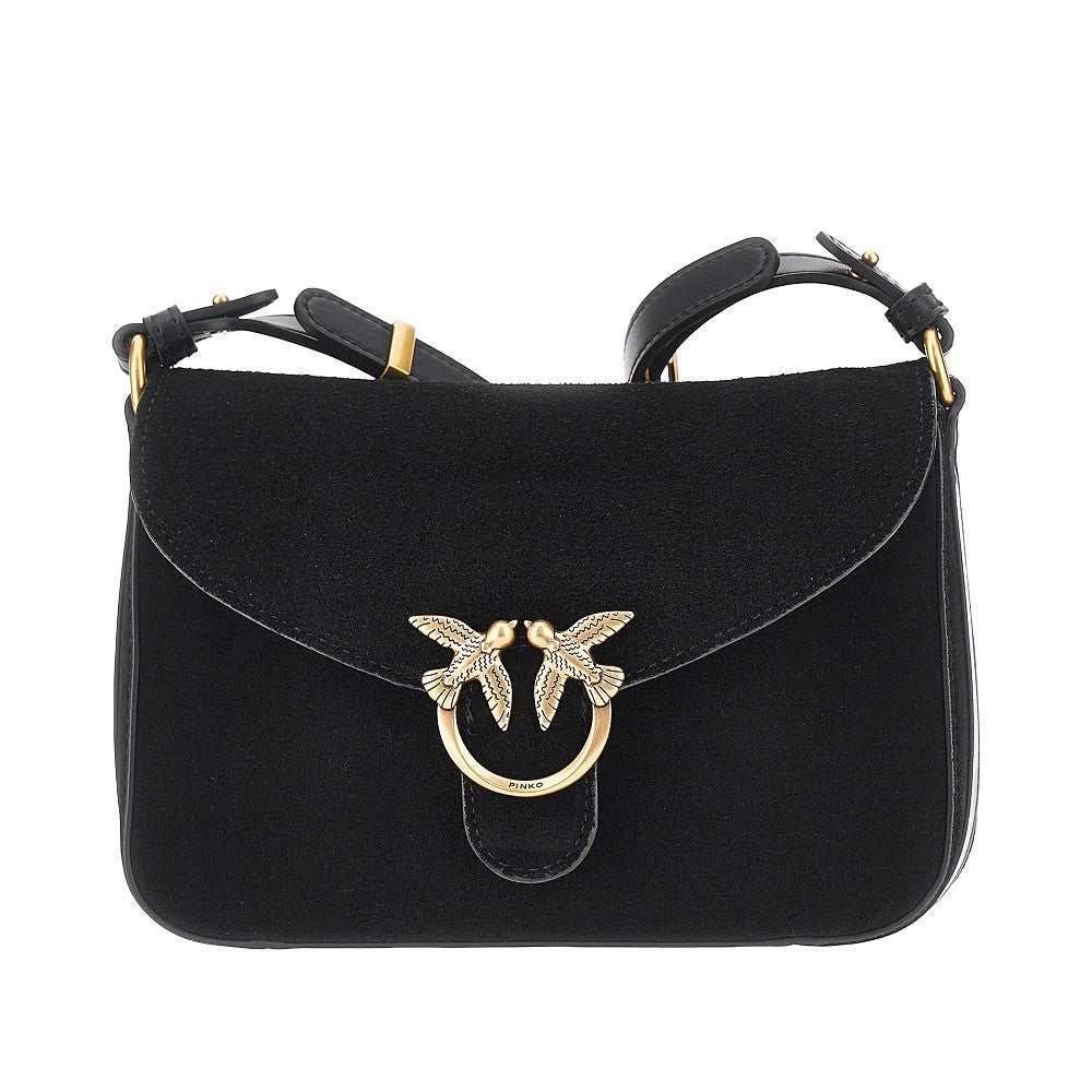 Pinko Women 'Mini Love Bag Satchel' Suede Leather Bag