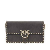 Pinko Women 'Love One Slouchy' Leather Bag With Studs