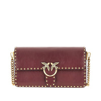 Pinko Women 'Love One Slouchy' Leather Bag With Studs